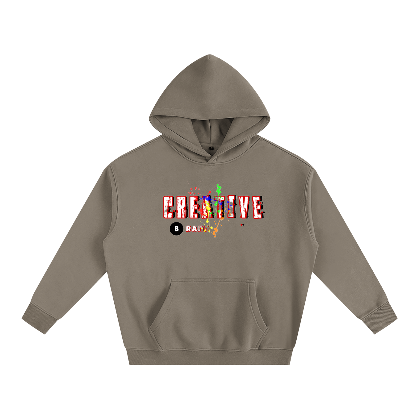Creative Brand Oversize Fleeced Hoodie
