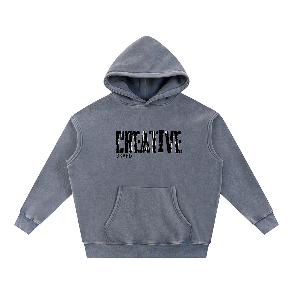 Creative Brand Snow Wash Oversize Hoodie