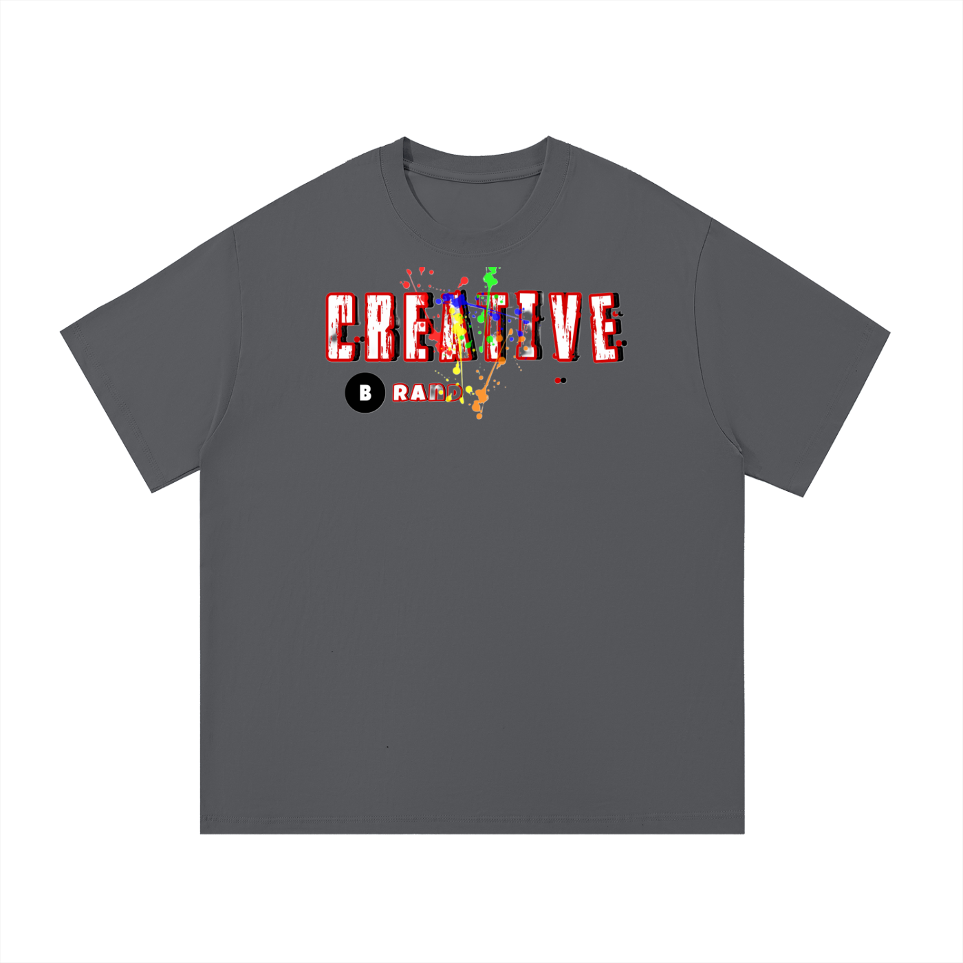 Creative Brand Cotton T-Shirt (No Paint Splatter)