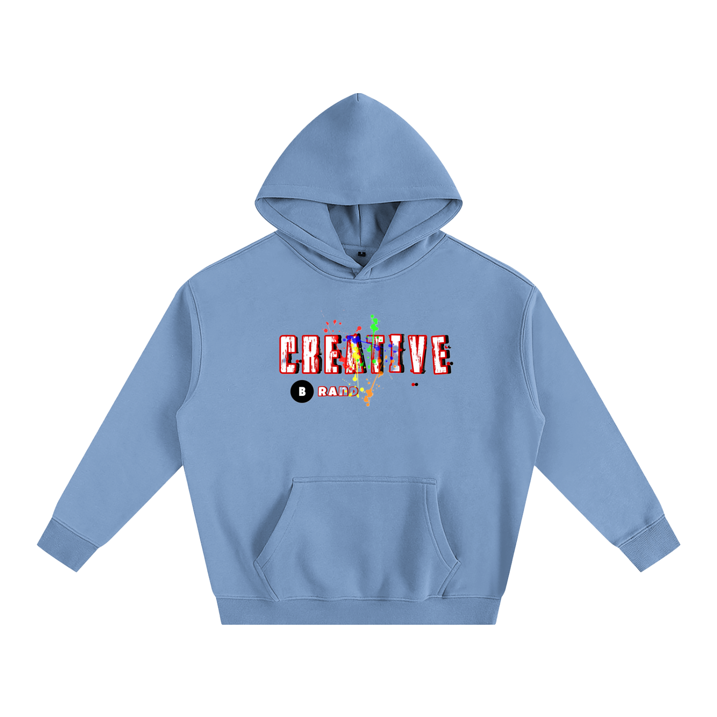 Creative Brand Oversize Fleeced Hoodie