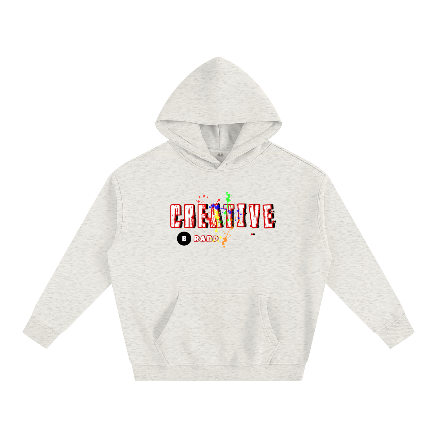 Creative Brand Oversize Fleeced Hoodie