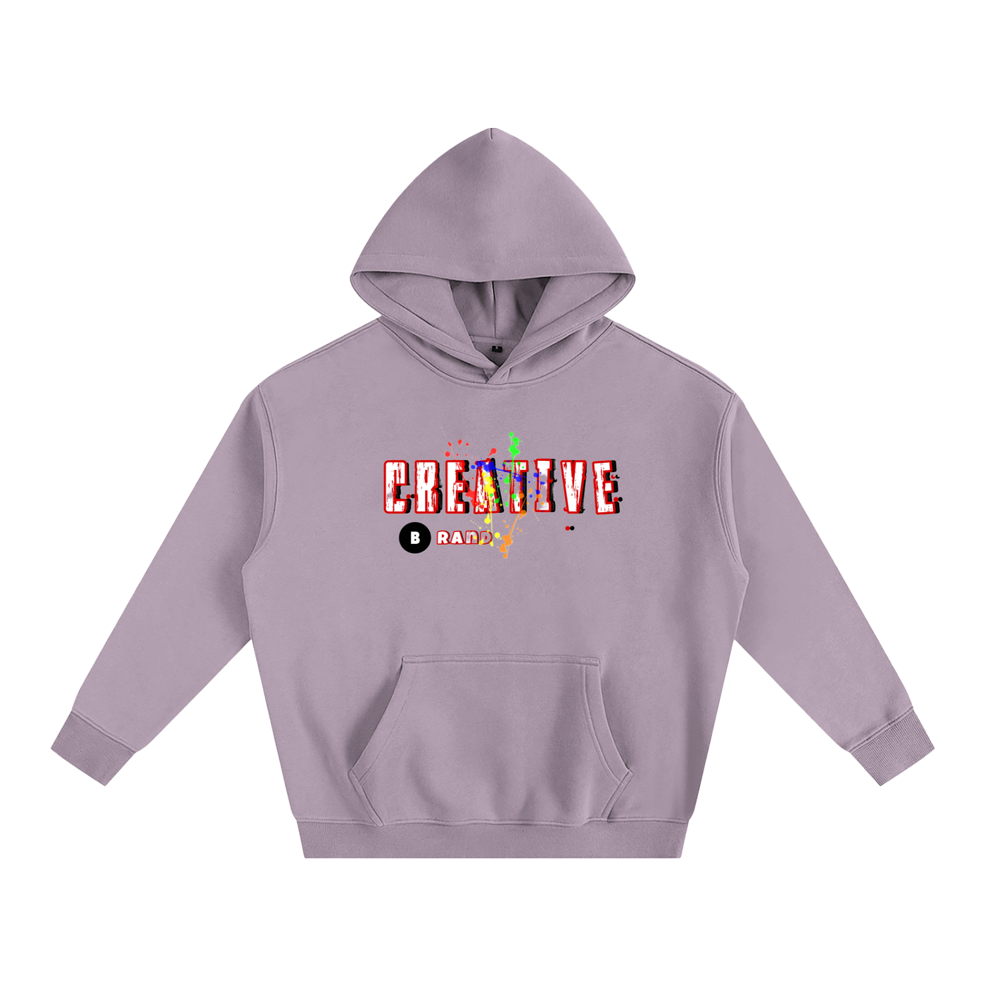 Creative Brand Oversize Fleeced Hoodie