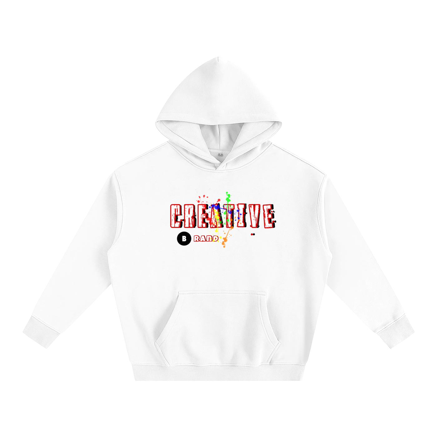 Creative Brand Oversize Fleeced Hoodie