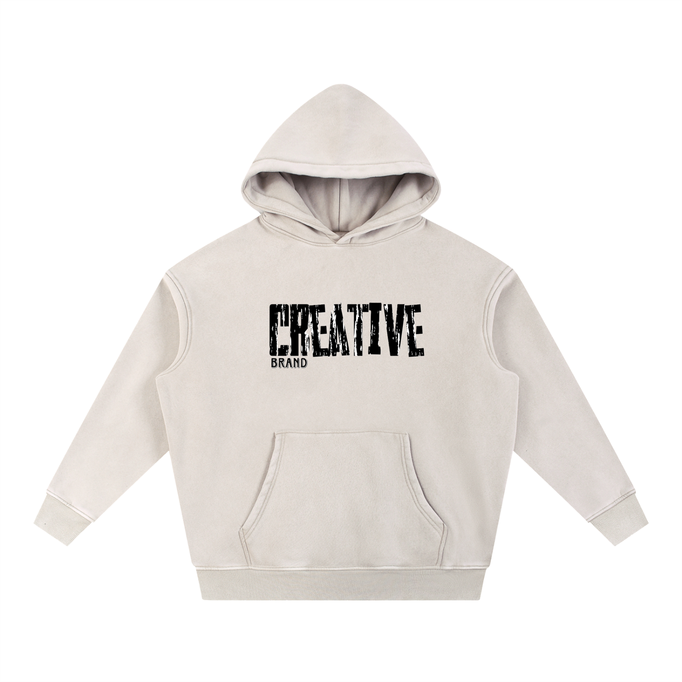Creative Brand Snow Wash Oversize Hoodie
