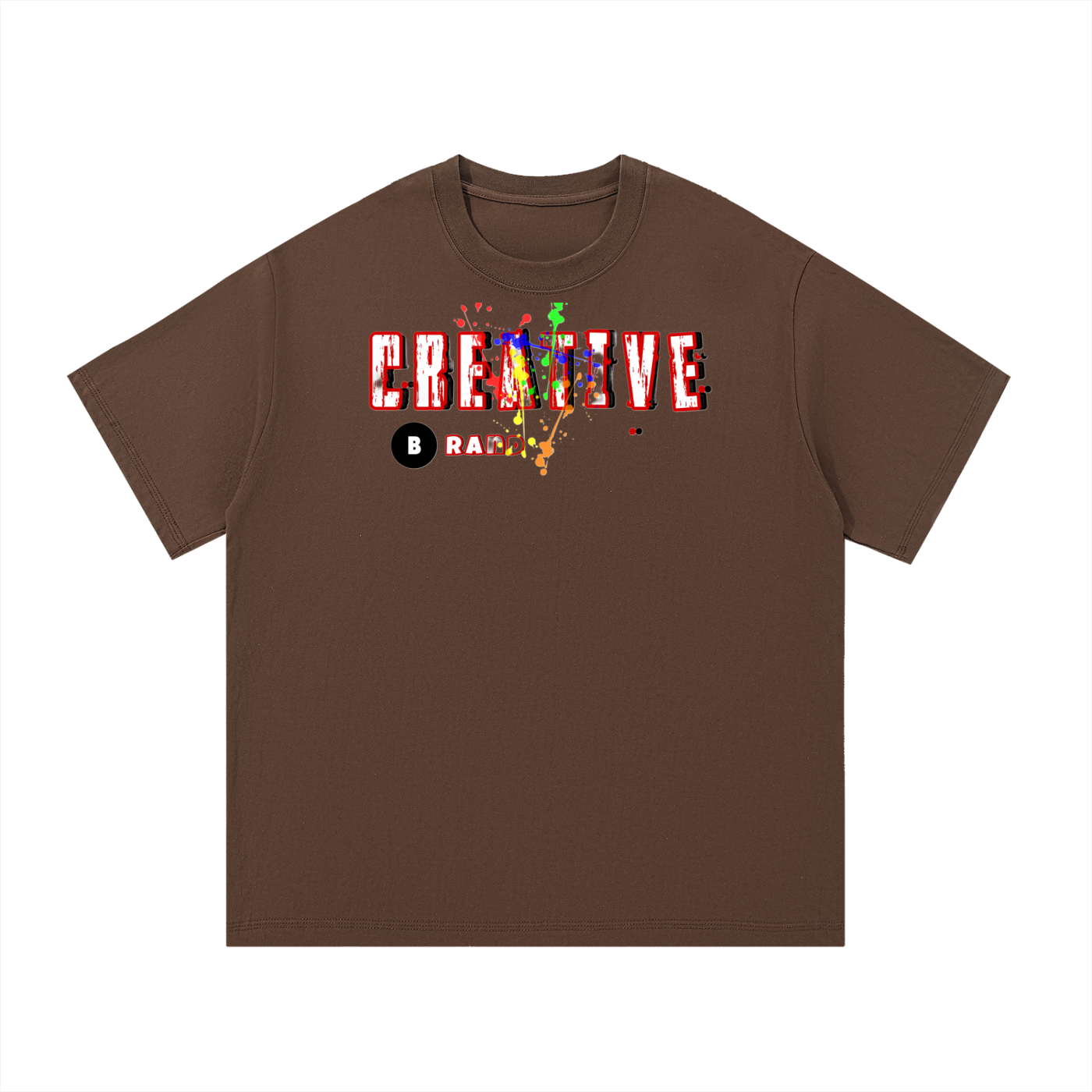 Creative Brand Cotton T-Shirt (No Paint Splatter)