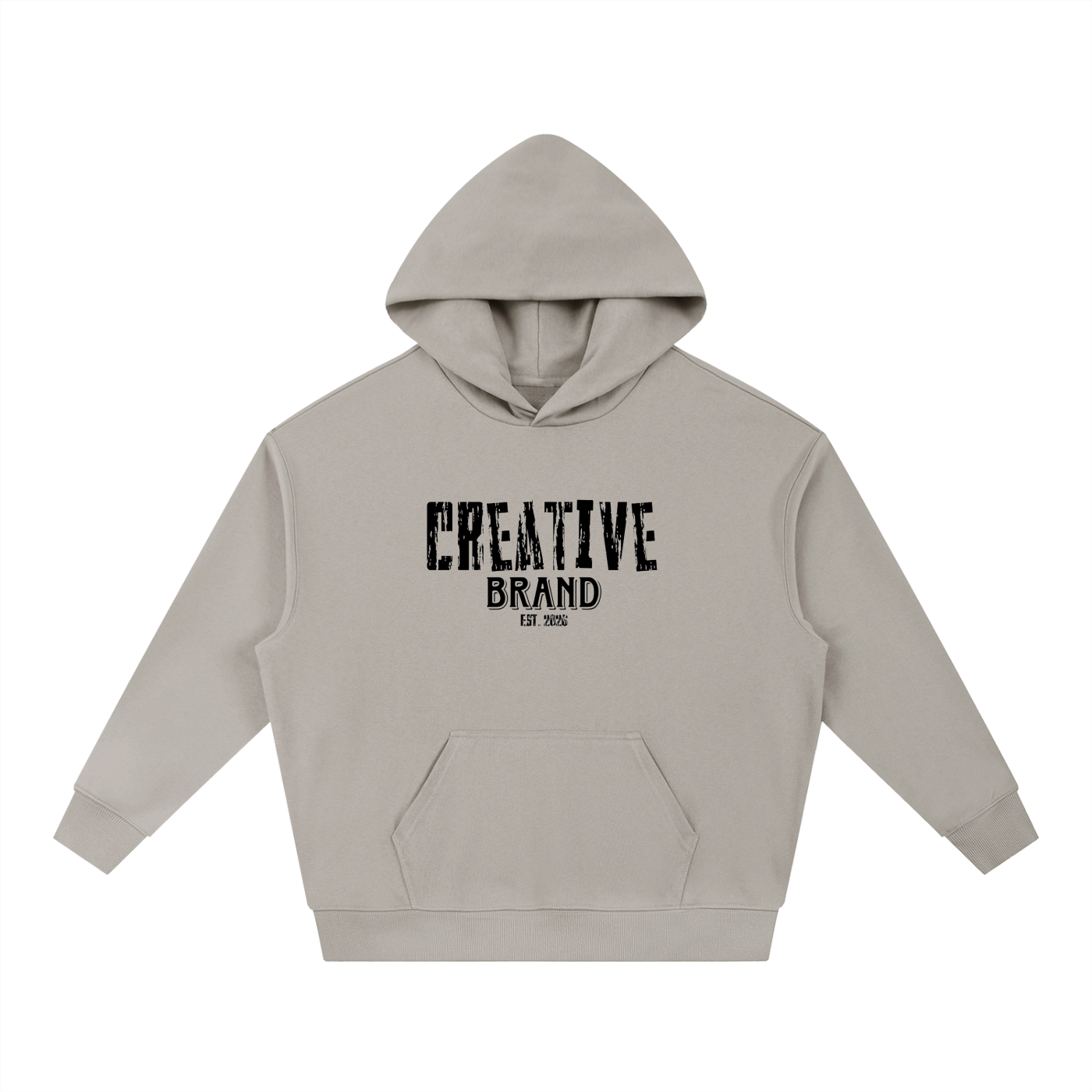 Creative Brand Essential Boxy Heavyweight Drop-Shoulder Hoodie