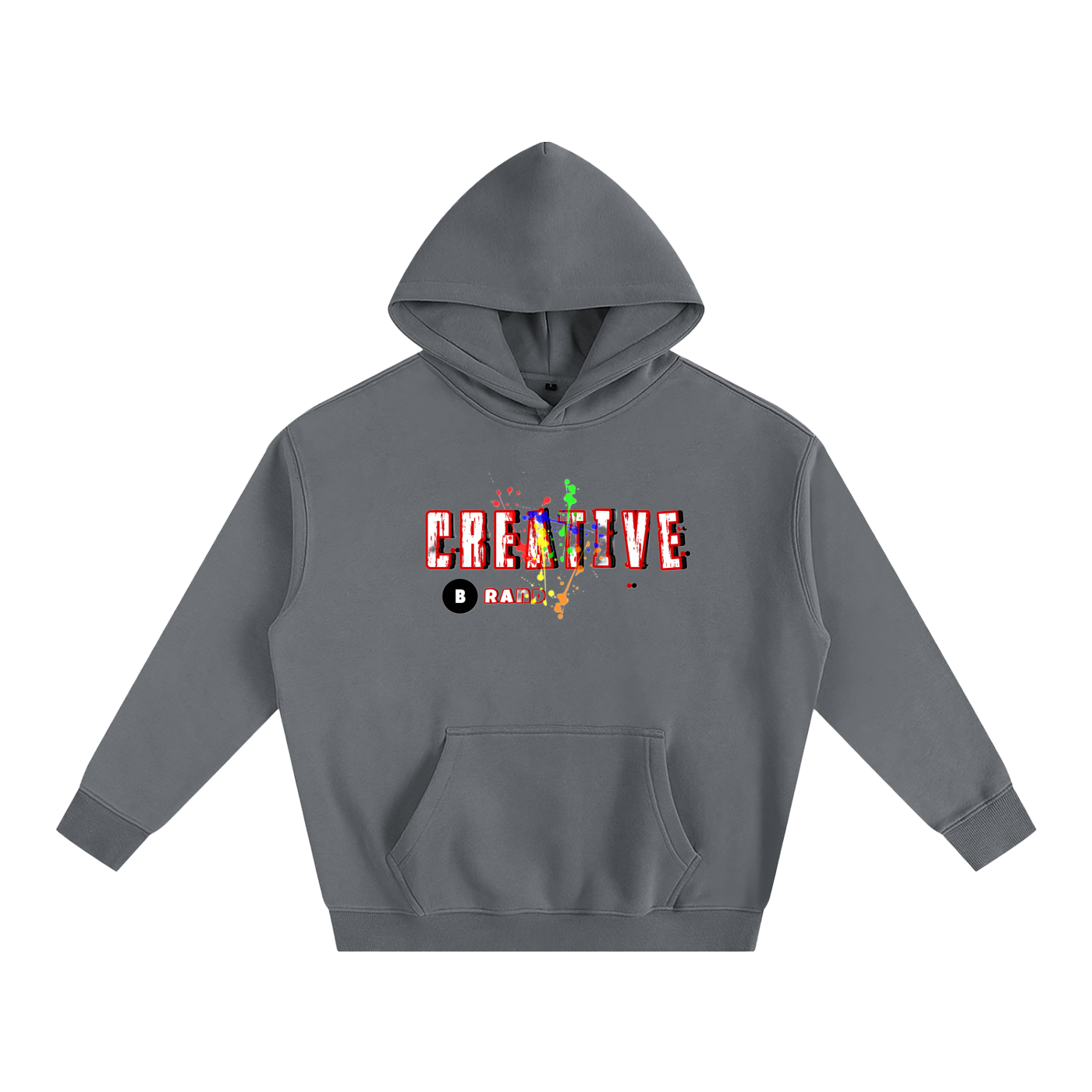 Creative Brand Oversize Fleeced Hoodie