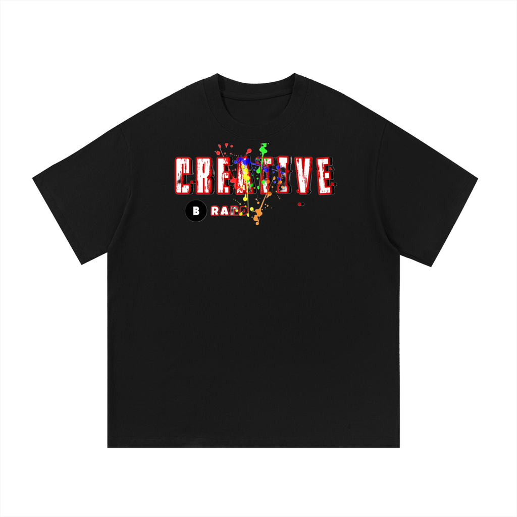 Creative Brand Cotton T-Shirt (No Paint Splatter)