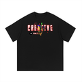 Creative Brand Cotton T-Shirt (No Paint Splatter)