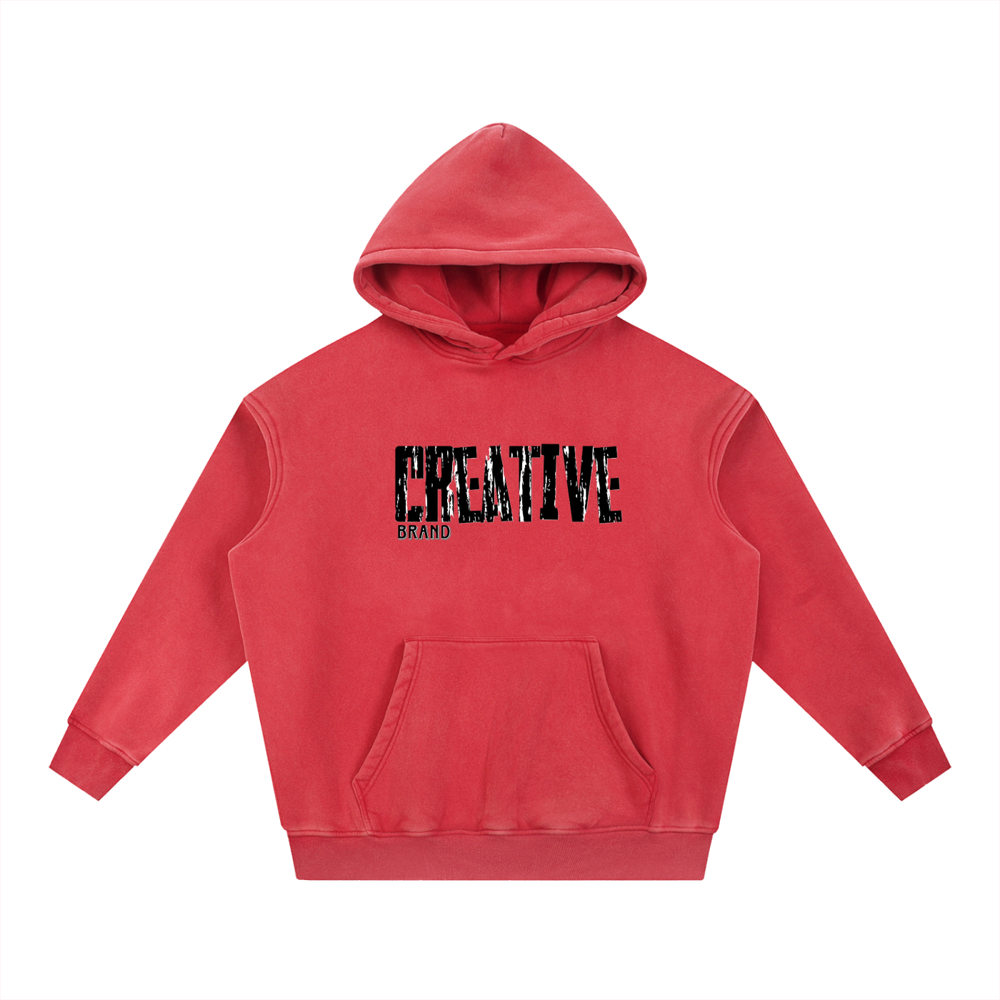 Creative Brand Snow Wash Oversize Hoodie