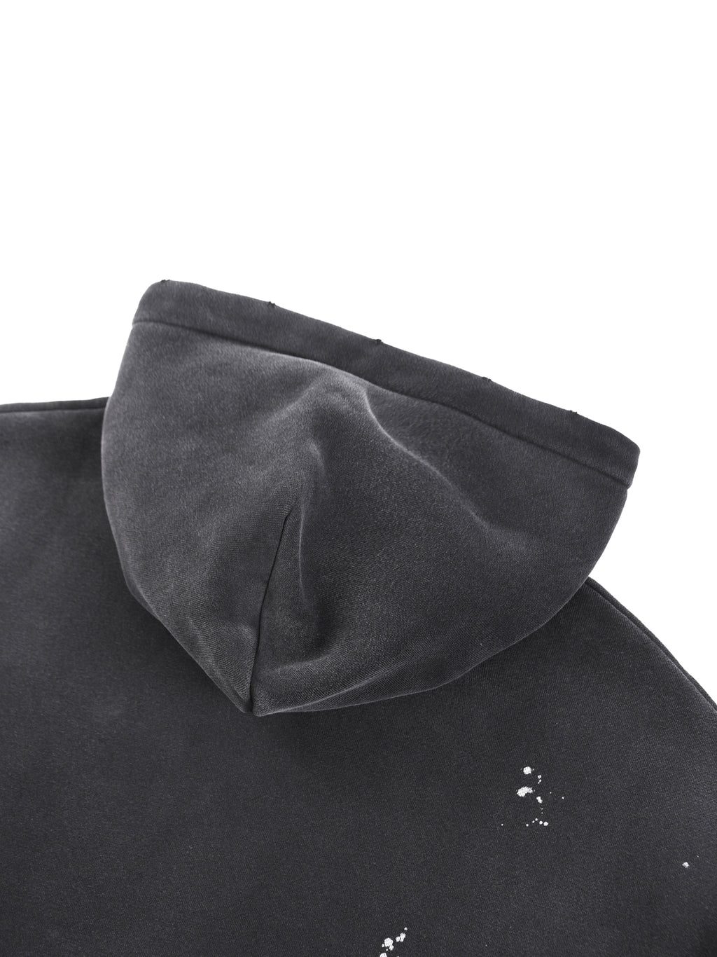 Creative Brand Vintage Washed Frayed Fleece Hoodie