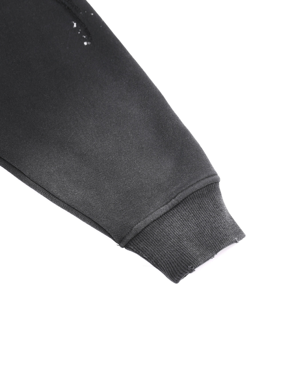 Creative Brand Vintage Washed Frayed Fleece Hoodie