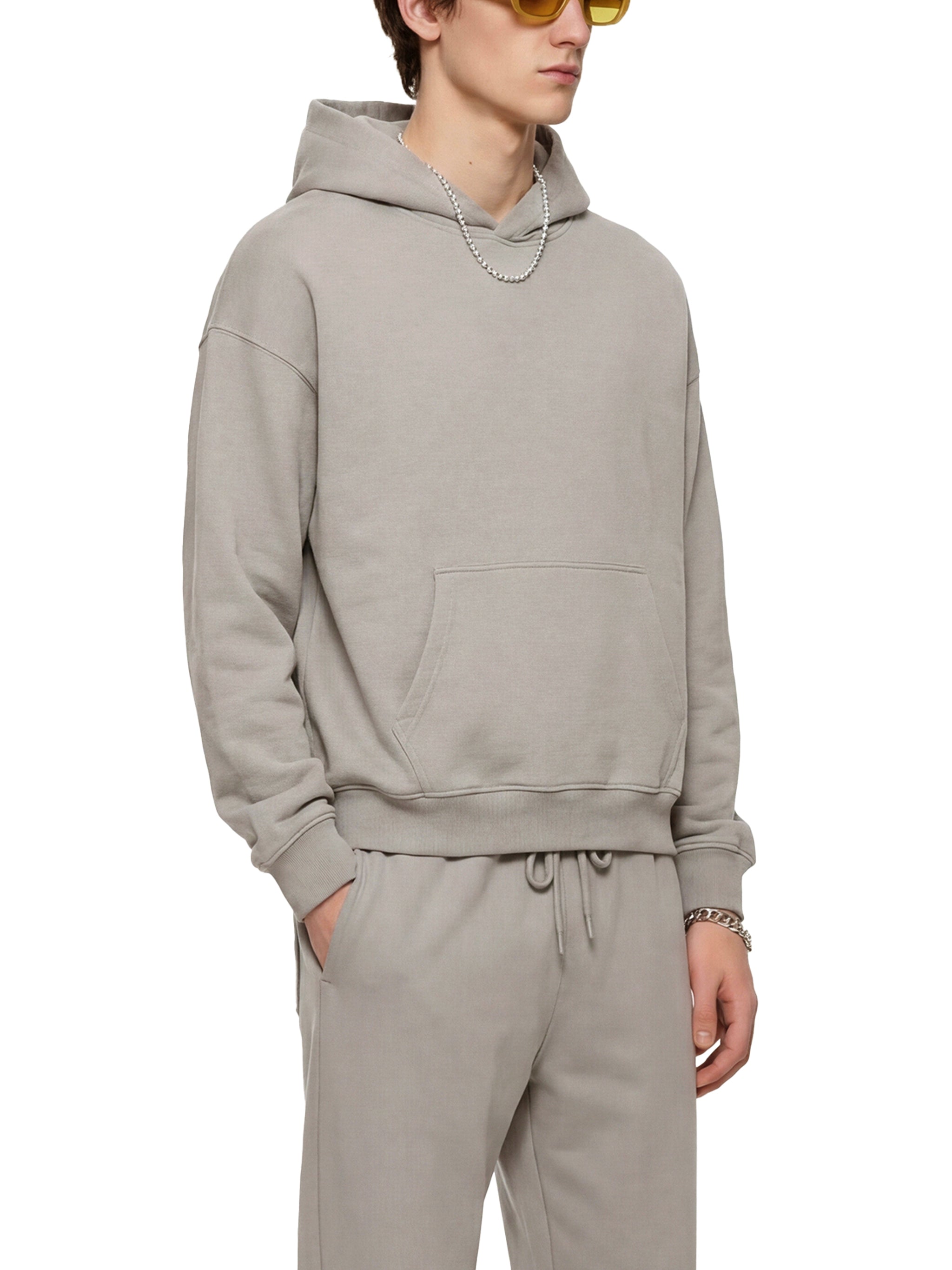 Creative Brand Essential Boxy Heavyweight Drop-Shoulder Hoodie
